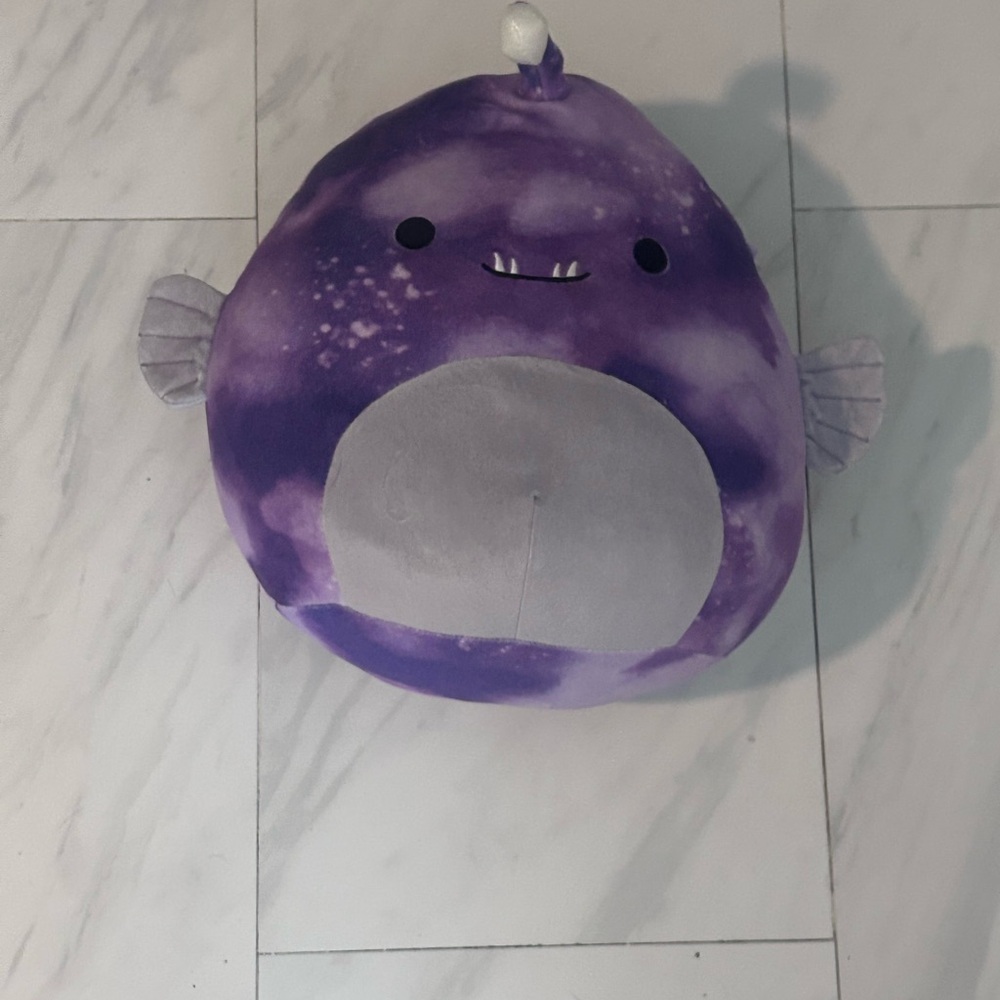 Squishmallows Purple and Gray Stuffed Animal